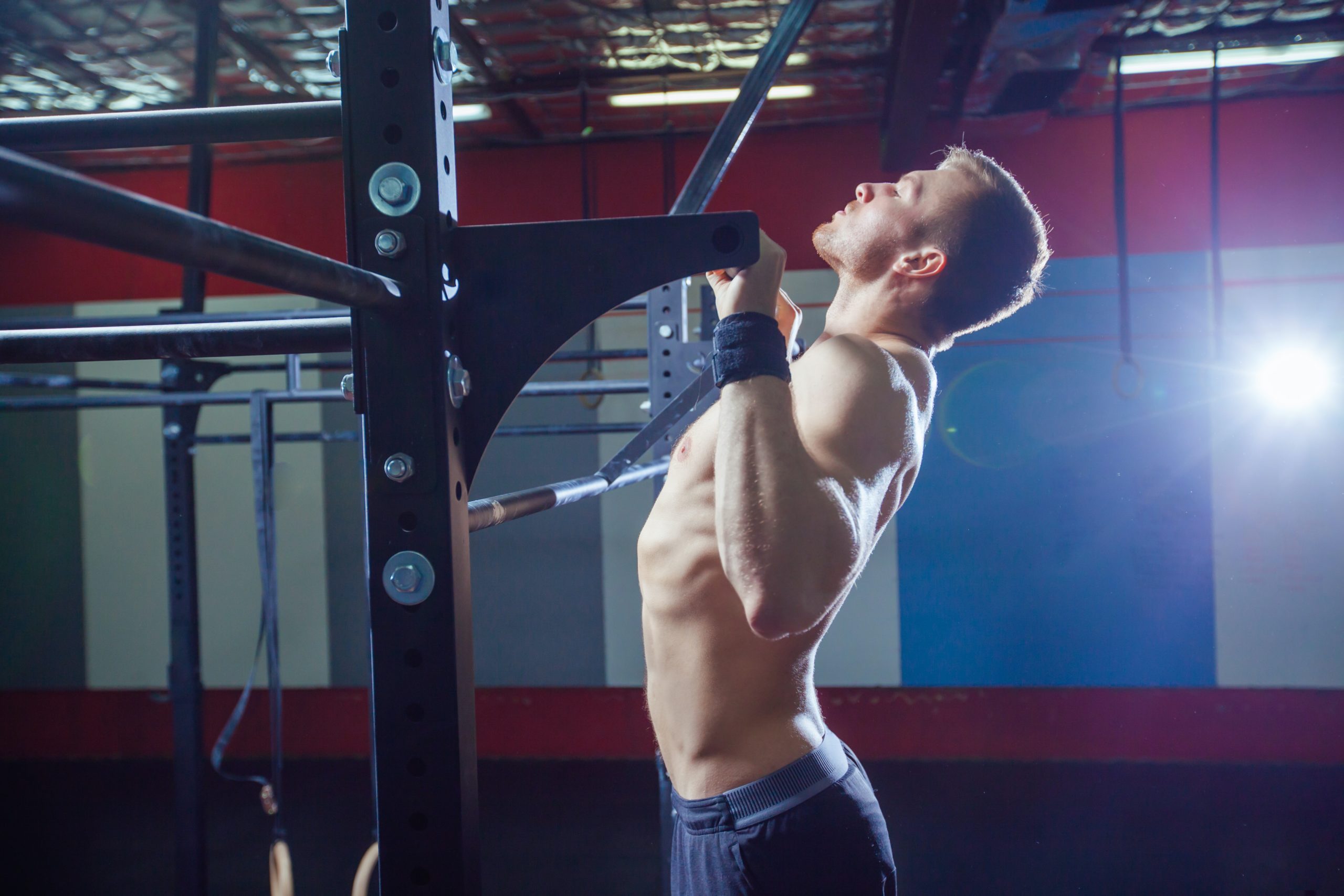 CrossFit pull ups Fran